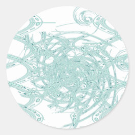 Adesivo Design claro verde branco