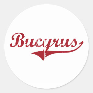 Adesivo Design clássico de Bucyrus Ohio