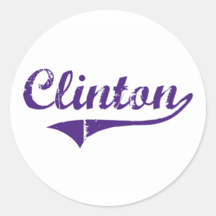 Adesivo Design clássico de Clinton Louisiana