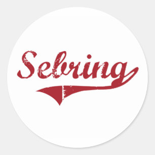 Adesivo Design clássico de Sebring Ohio