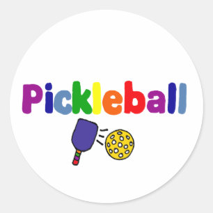 Adesivo Design colorido da arte de Pickleball