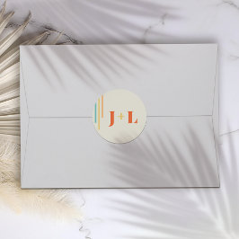 Adesivo Design com faixas coloridas