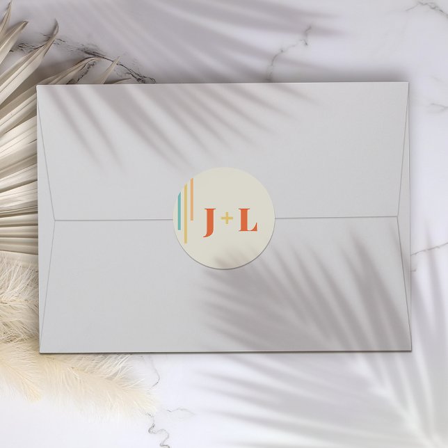 Adesivo Design com faixas coloridas (Criador carregado)