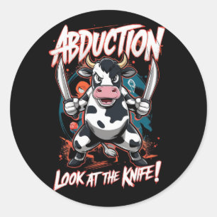 Adesivo Design com um caractere de Vaca