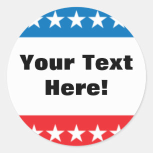 Adesivo Design customizável da bandeira dos Estados Unido