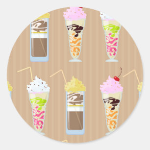 Adesivo Design da agitação de leite do divertimento