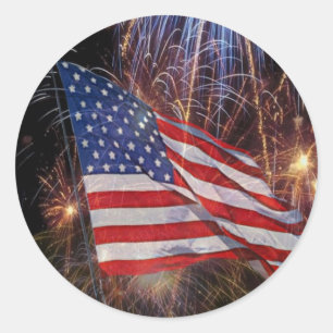 Adesivo Design da bandeira americana e dos