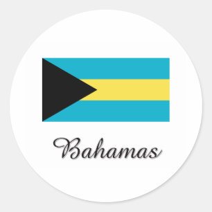 Adesivo Design da bandeira de Bahamas