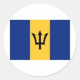 Adesivo Design da bandeira de Barbados
