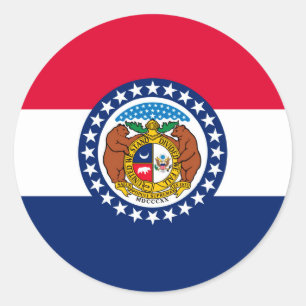Adesivo Design da bandeira do estado de Missouri