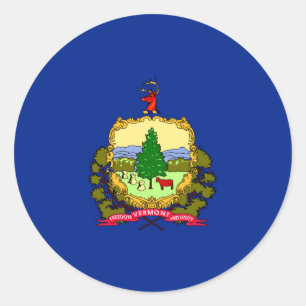 Adesivo Design da bandeira do estado de Vermont