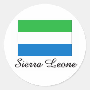 Adesivo Design da bandeira do Sierra Leone