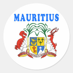 Adesivo Design da brasão de Maurícia