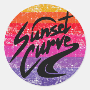 Adesivo Design da Curva Sunset