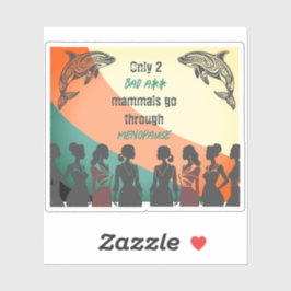 Adesivo Design da Força da Menopausa