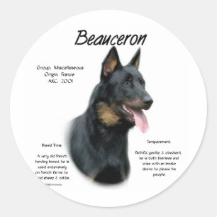 Adesivo Design da história de Beauceron