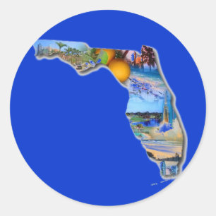 ADESIVO DESIGN DA IMAGEM DE FLORIDA
