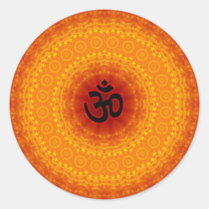 Adesivo Design da mandala do OM