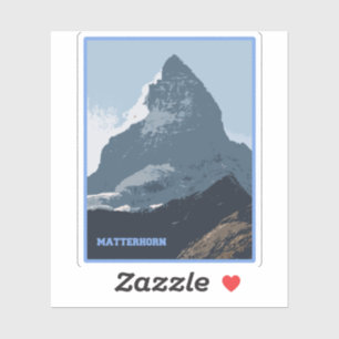 Adesivo Design da montanha de Matterhorn, suiça