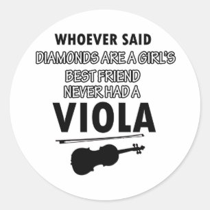 Adesivo Design da música da viola