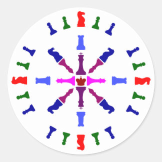 Adesivo Design da parte de xadrez