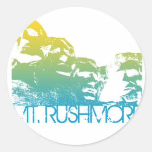 Adesivo Design da skyline do Monte Rushmore