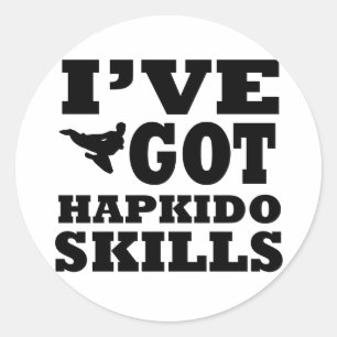 Adesivo Design das artes marciais de Hapkido