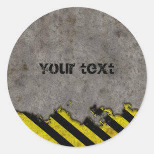 Adesivo Design das listras do perigo