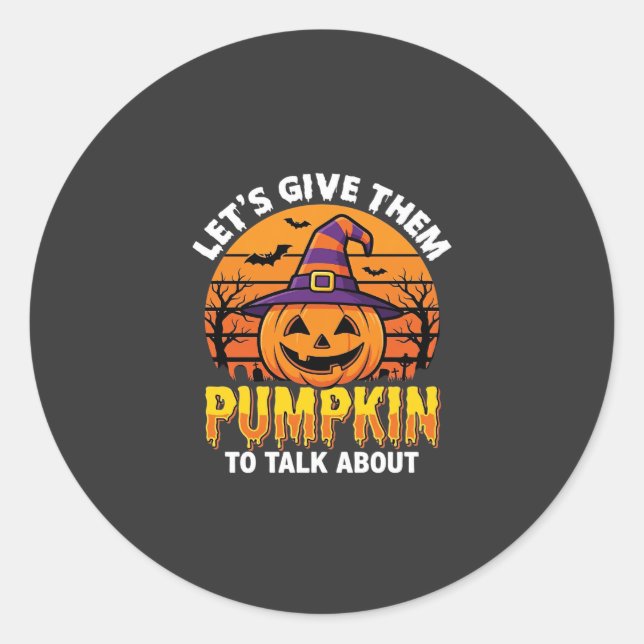 Adesivo Design de Abóbora Divertida para o Halloween2 (1)_ (Frente)