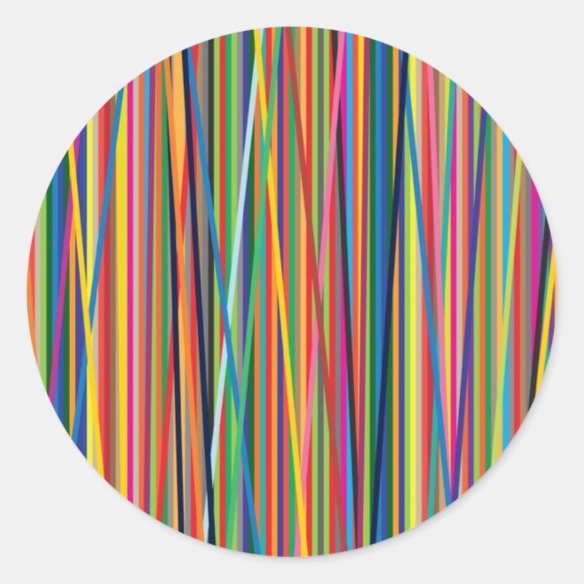 Adesivo Design de abstrato coloridas (Frente)