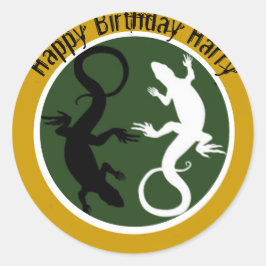 Adesivo Design de amantes do Lizard