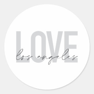 Adesivo design de Amor de Los Angeles moderno, simples e u