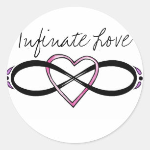 Adesivo Design de Amor Infinito