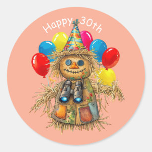 Adesivo Design de aniversário de 30 anos do observador de