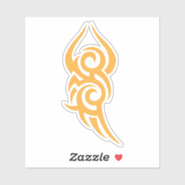 Adesivo Design de arte de linha inspirado em tatuagem clás