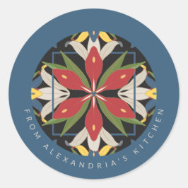 Adesivo Design de Azulejo Azul para Cozinha | Da Cozinha D