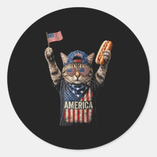 Adesivo Design de bandeira retro engraçado para amantes de