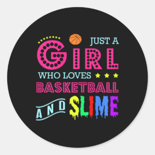 Adesivo Design de basquete - Menina Que Ama Basquete E