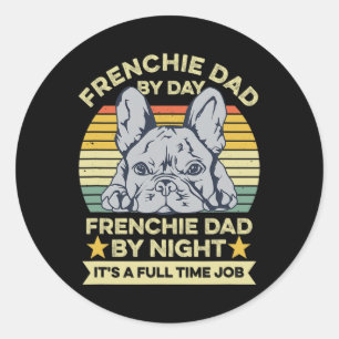 Adesivo Design de Bulldog Francês para Seu Pai Francês
