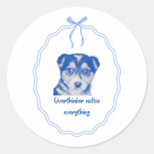 Adesivo Design de Cachorro para Quem Nota Tudo - Para Supe