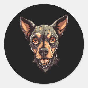 Adesivo Design de Cachorro Zumbi Funny Halloween 2