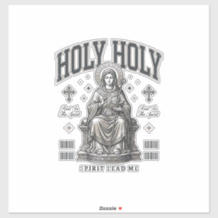 Adesivo Design de Camisa Religiosa com Gravação Vintage Ho