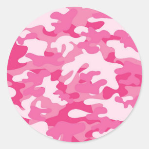 Adesivo Design de Camo Cor-de-Rosa e Branco