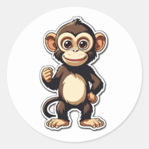 Adesivo Design de Cartoon Mackey