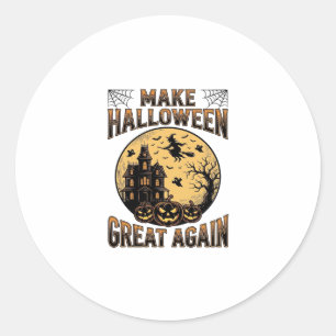Adesivo Design de Casa Assombrada Vintage Halloween Great