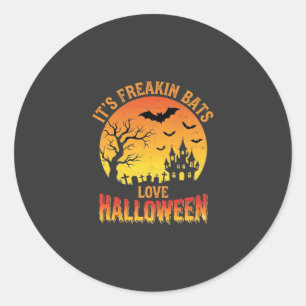 Adesivo Design de Castelo Assombrado de Halloween que os M