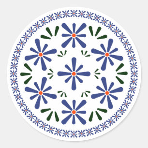 Adesivo Design de cerâmica tradicional polonesa.