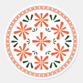 Adesivo Design de cerâmica tradicional polonesa.