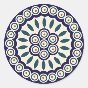 Adesivo Design de cerâmica tradicional polonesa.