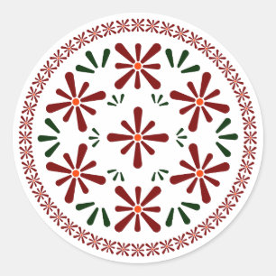 Adesivo Design de cerâmica tradicional polonesa.